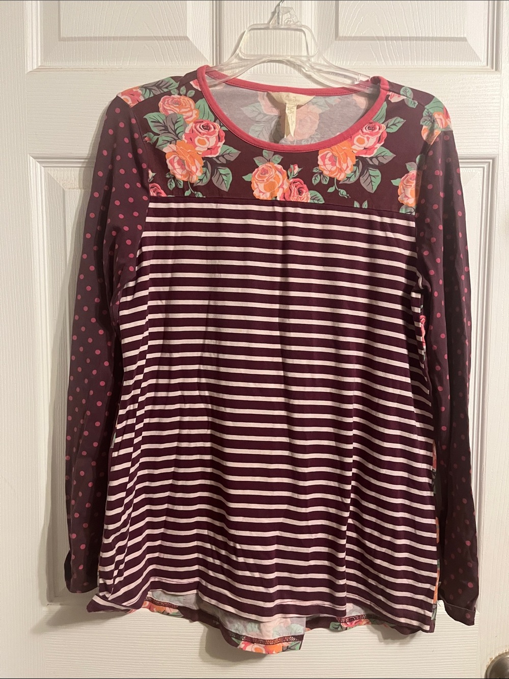 Matilda Jane Floral & Stripe Long-Sleeve Top